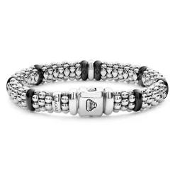 Hot Single Station Diamond Caviar Bracelet | 9Mm Diamonds