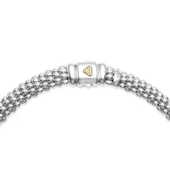 Cheap Single Station Diamond Caviar Necklace Diamonds