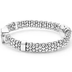 Best Sale Single Station Diamond Circle Caviar Bracelet | 9Mm Diamonds