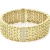 Cheap Single Station 18K Gold Diamond Bracelet | 20Mm Diamonds