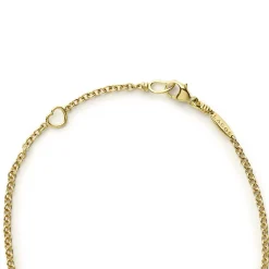 Outlet Single Station Round Onyx Bracelet Gold