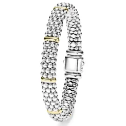 Cheap Six Gold Station Caviar Bracelet | 9Mm Caviar Bracelets