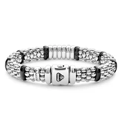 Cheap Six Station Diamond Caviar Bracelet | 9Mm Diamonds