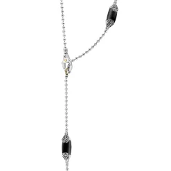 Cheap Six Station Onyx Necklace Gemstones