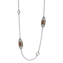 Best Sale Six Station Smokey Quartz Necklace Gemstones
