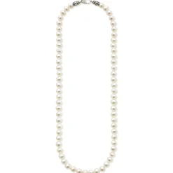 Store Small Pearl Necklace Two-Tone