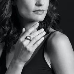 Sale Small Prasiolite Statement Ring Gemstones