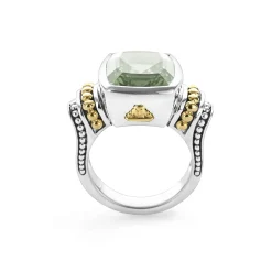 Sale Small Prasiolite Statement Ring Gemstones