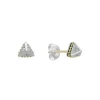 Store Small Pyramid Diamond Stud Earrings Diamonds