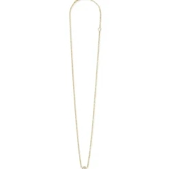 Shop Small Rose Cut Diamond Necklace Gold