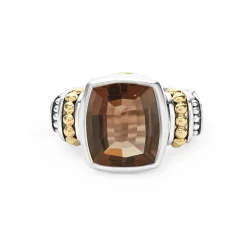 New Small Smokey Quartz Statement Ring Gemstones