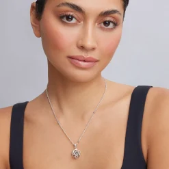 Outlet Small Sterling Silver Pendant Necklace Caviar Necklaces