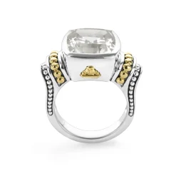 Flash Sale Small White Topaz Statement Ring Gemstones