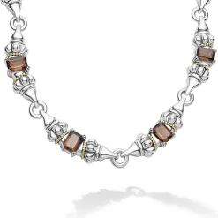 Discount Smokey Quartz Caviar Necklace Gemstones