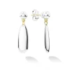 Online Smooth Silver Drop Earrings Drop Earrings