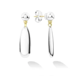 Online Smooth Silver Drop Earrings Drop Earrings