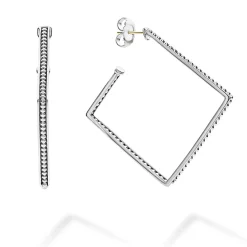 Cheap Square Caviar Hoop Earrings Caviar Earrings