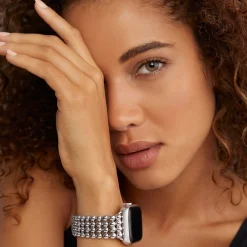 Outlet Stainless Steel Infinite Caviar Beaded Watch Bracelet - 38-45Mm Watch Bracelets