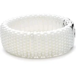 Discount Statement Ceramic Caviar Bracelet | 23Mm Two-Tone
