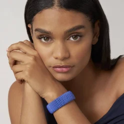 Best Sale Statement Ceramic Caviar Bracelet | 23Mm Two-Tone