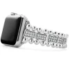 Sale Sterling Silver Full Diamond Watch Bracelet-38-45Mm Diamonds
