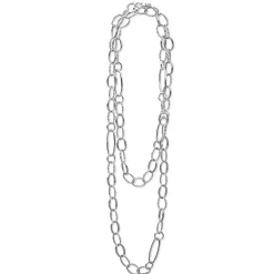 Hot Sterling Silver Link Necklace Chains