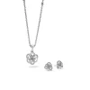 Shop Sterling Silver Love Knot Gift Set Silver