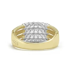 Shop Superfine Diamond Statement Ring Caviar Rings