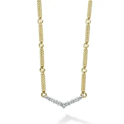 Outlet Superfine Diamond Station Necklace Chains