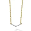 Sale Superfine Diamond Station Necklace Gold