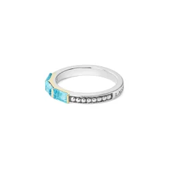 Discount Swiss Blue Topaz Stacking Ring Gemstones