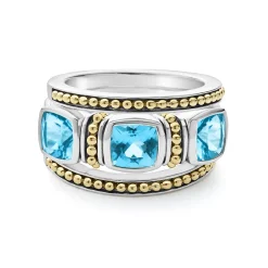 Online Swiss Blue Topaz Stacking Rings Stacking Rings