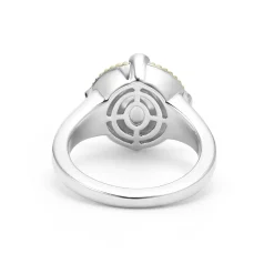 Online Tahitian Black Pearl Diamond Ring Two-Tone