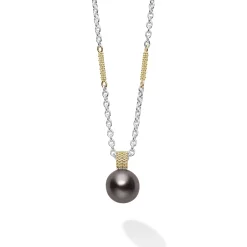 Clearance Tahitian Black Pearl Gift Set Silver