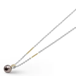 Fashion Tahitian Black Pearl Pendant Necklace Pendant Necklaces