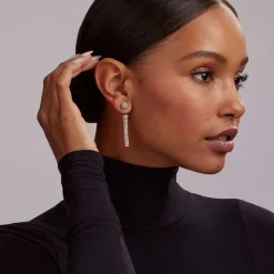 Hot Tassel Drop Earring Backs Silver