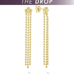Online The Drop 18K Gold Drop Earrings Gold
