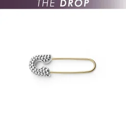 Sale The Drop Two-Tone Safety Pin Earring Drop Earrings