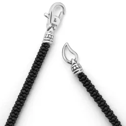 Best Sale Three Silver Station Matte Ceramic Bracelet | 3Mm Bracelets