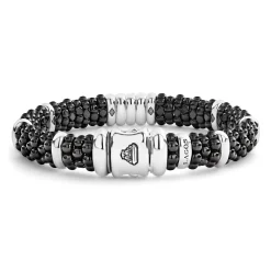 Shop Three Station Ceramic Diamond Bracelet | 9Mm Diamonds