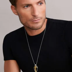 Cheap Tiger Eye Shield Amulet Amulets