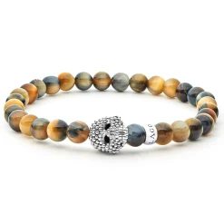 New Tigereye Skull Bracelet Gemstones