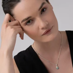 Flash Sale Turquoise Beetle Diamond Pendant Necklace Gemstones