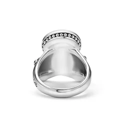 Sale Turquoise Skull And Bones Statement Ring Rings