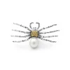 Discount Two Tone Pearl Spider Pin Two-Tone