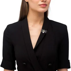 Discount Two Tone Pearl Spider Pin Two-Tone
