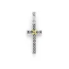 Sale Two-Tone Caviar Beaded X Cross Amulet Amulets