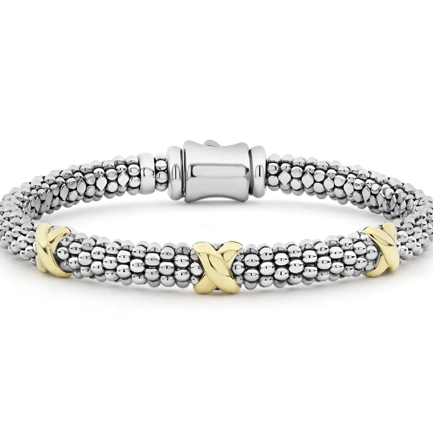 Flash Sale Two-Tone Caviar Bracelet Gift Set Two-Tone
