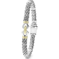 Flash Sale Two-Tone Caviar Buckle Bracelet | 6Mm Caviar Bracelets