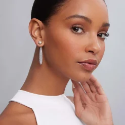 Sale Two-Tone Caviar Diamond Stud Earrings Caviar Earrings